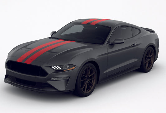 New Design Vinyl Stickers Ford Mustang – Stripe Design Full Classic