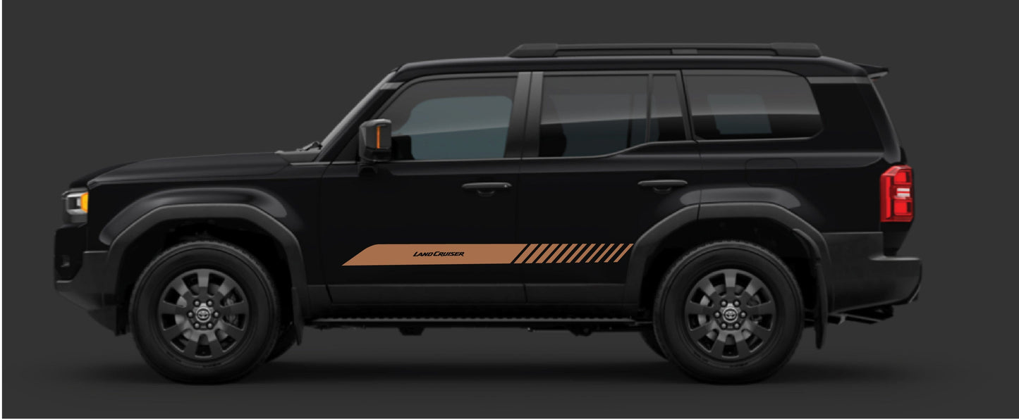 Autocollant en vinyle de qualité supérieure compatible avec le meilleur design de Toyota Land Cruiser