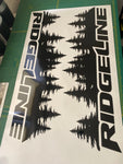 Forest Design Rear Sticker Graphics Vinyl Stickers Compatible With Honda Ridgeline