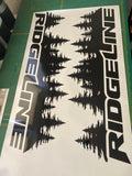 Forest Design Rear Sticker Graphics Vinyl Stickers Compatible With Honda Ridgeline