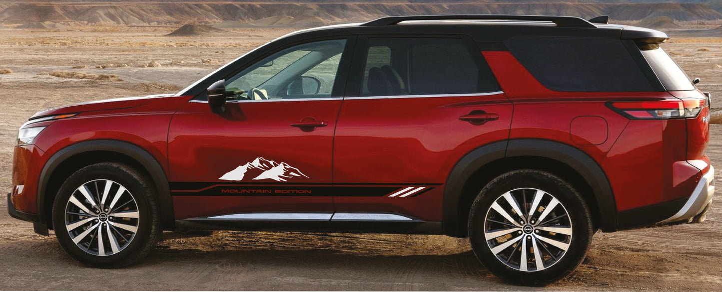 Premium stickers compatible with Nissan Pathfinder Car Sticker Unique Design