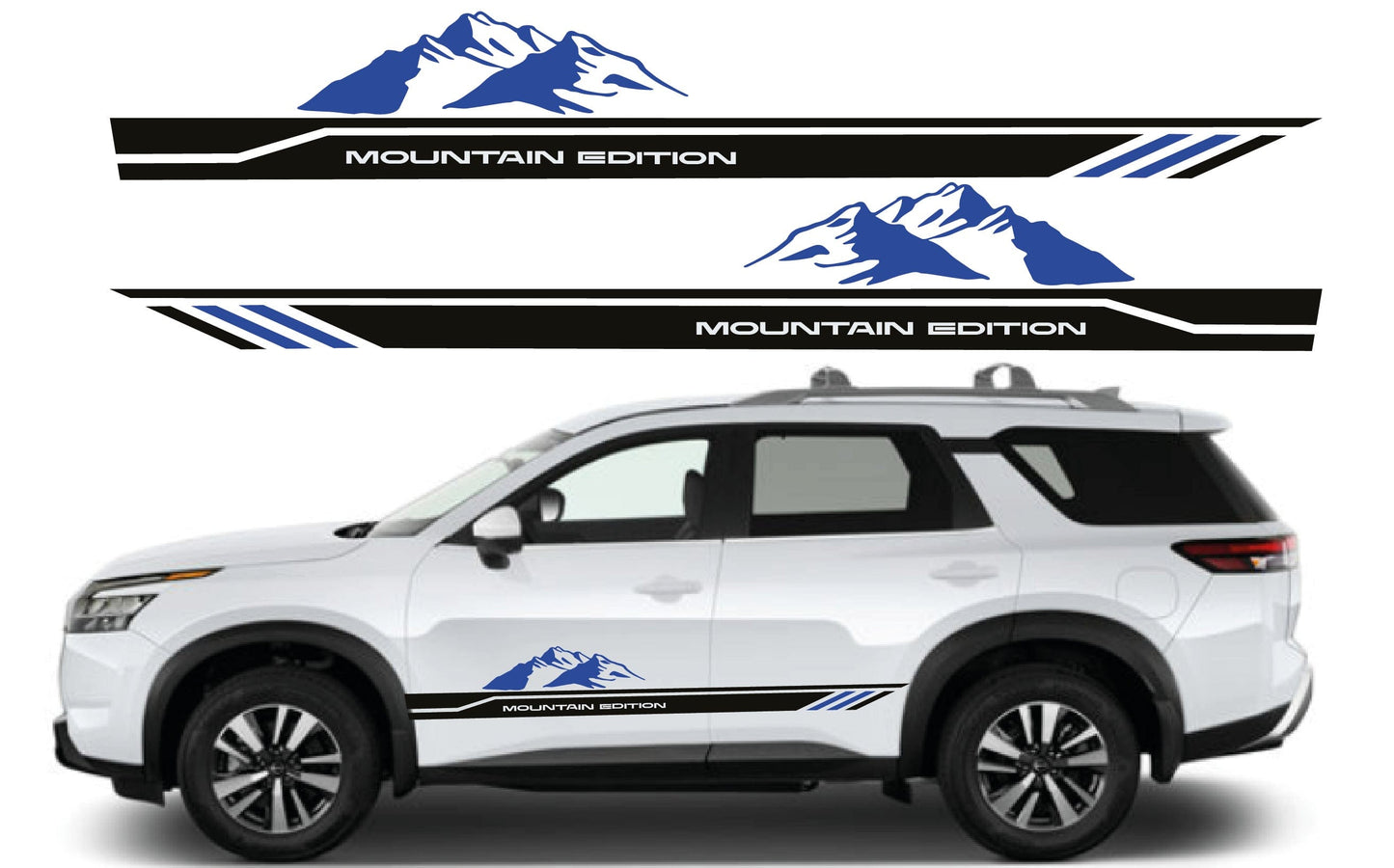 Premium stickers compatible with Nissan Pathfinder Car Sticker Unique Design