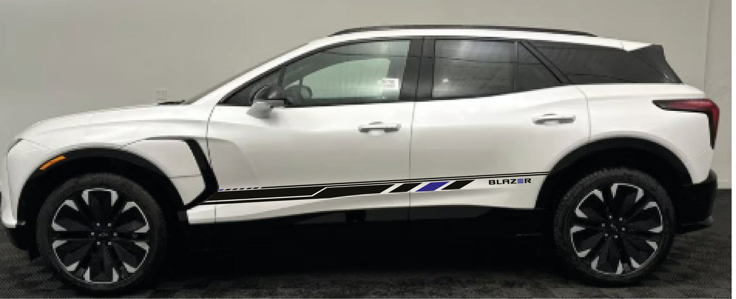 Style Premium Stickers Compatible With Chevrolet Blazer EV Figure design