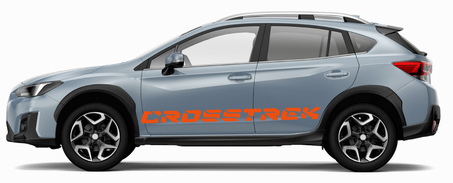 Premium Vinyl Sticker Compatible with Subaru Crosstrek Subaru XV Name Design BFF