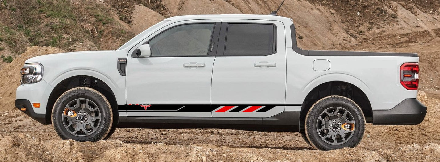Premium Stickers Vinyl Graphics Compatible With Ford Maverick New Design