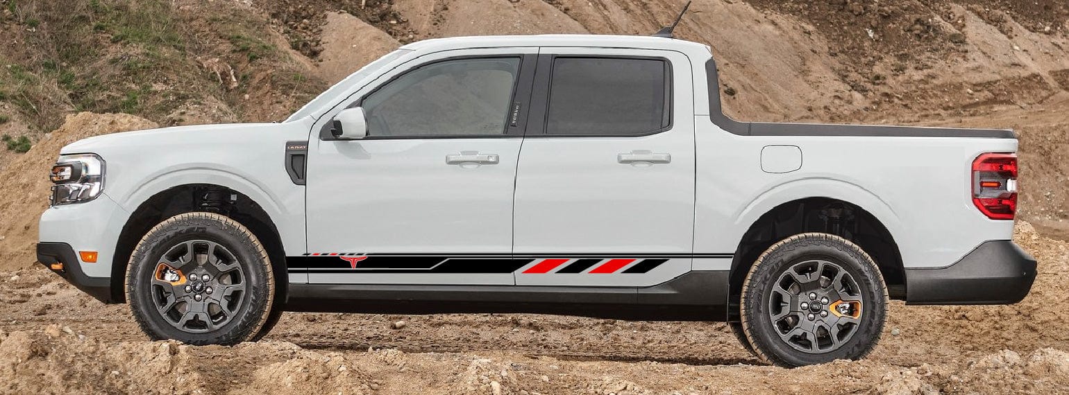 Premium Stickers Vinyl Graphics Compatible With Ford Maverick New Design