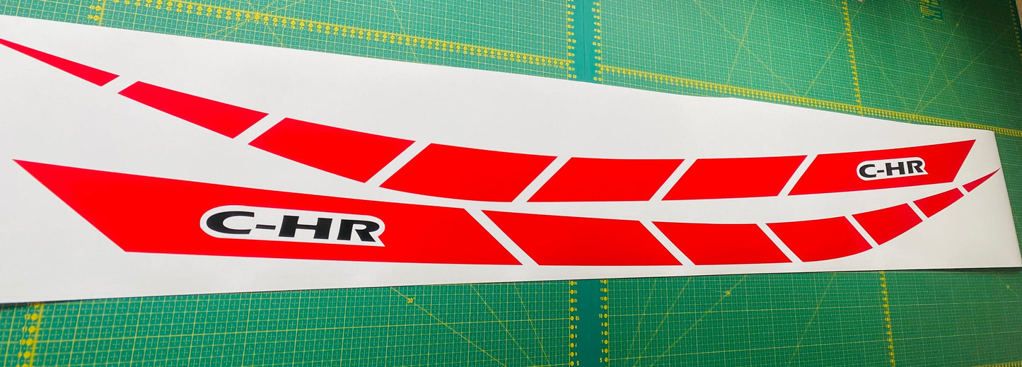 Premium Vinyl Stripes Compatible With Toyota C-HR Exclusive car decals