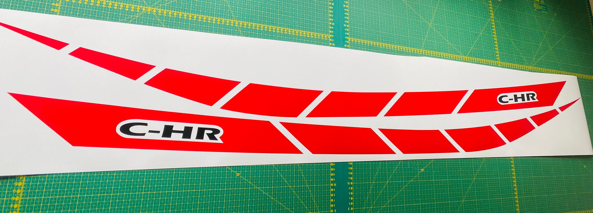 Premium Vinyl Stripes Compatible With Toyota C-HR Exclusive car decals