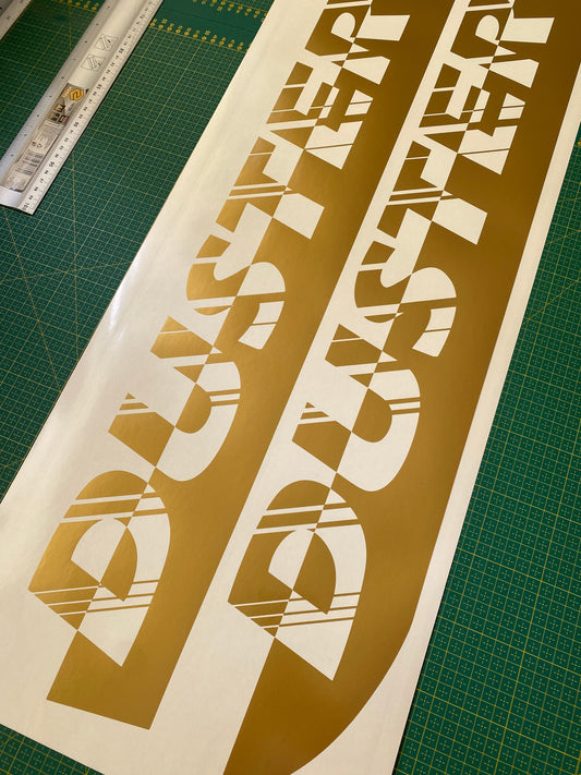 Nouveaux autocollants graphiques de conception de nom compatibles avec Dacia Duster Extreme