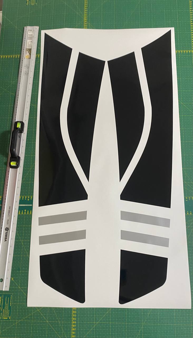 2x Autocollant Capot 2 couleurs Design Autocollants Graphiques En Vinyle Compatible Avec Ford Maverick