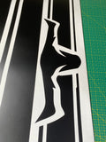 Tailgate Line Design Sticker Vinyl Graphics Compatible With Ford Maverick