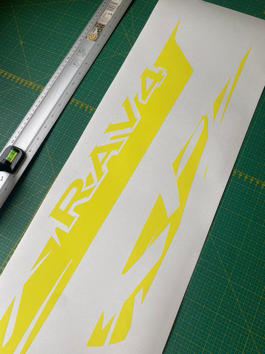 Customized Graphics Sticker Car Vinyl Stripes For Toyota Rav4