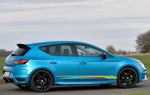 Premium Vinyl Stickers Style Stripes Compatible With Seat Leon