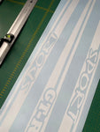 Premium Hood Stickers Compatible With Nissan GT-R GTR Sport Racing Line Exclusive car decals