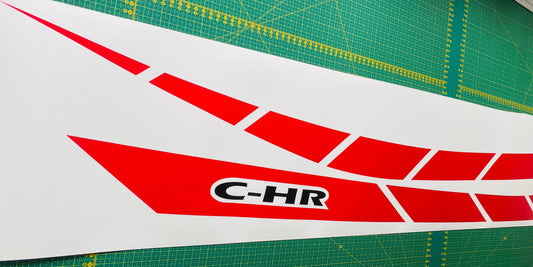 Premium Vinyl Stripes Compatible With Toyota C-HR Exclusive car decals
