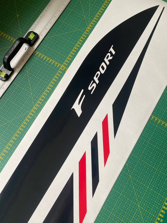 Premium Vinyl Stickers Compatible with Lexus RX350 Sticker Street Auto Stylish F sport Easy Application