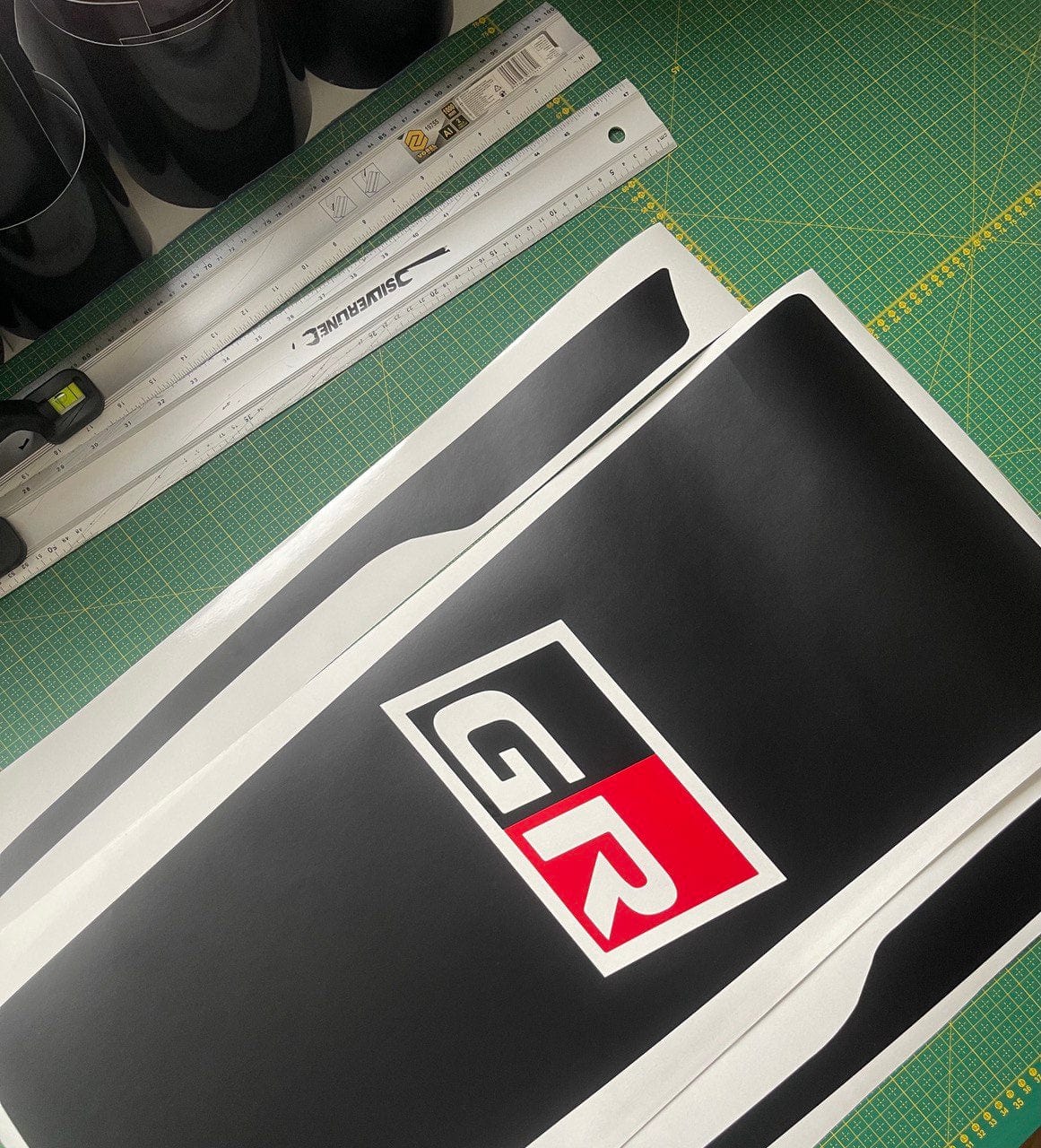 Premium Vinyl Hood Decals Compatible With Toyota Corolla New Design