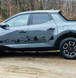 Sticker Compatible with for HYUNDAI Santa Cruz Mountain Style Design Vinyl Decal