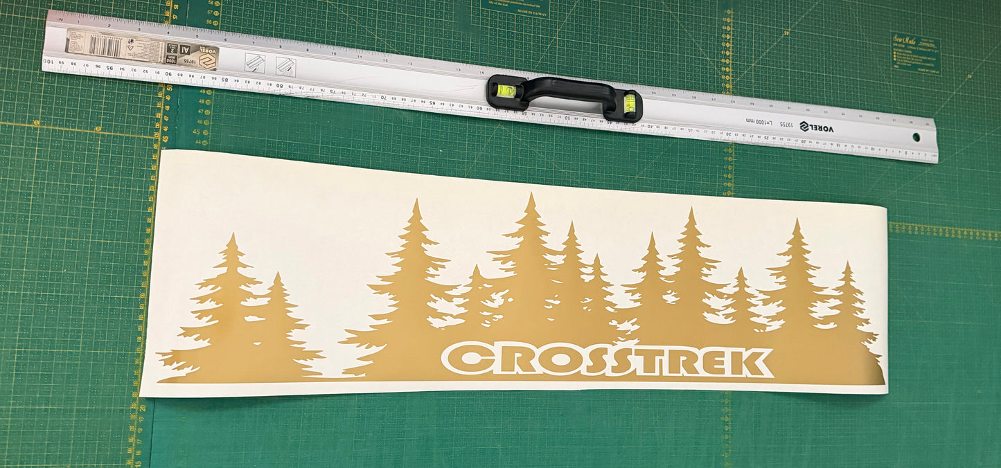 Premium Stickers Compatible With Subaru Crosstrek Style Wild new Forest Design
