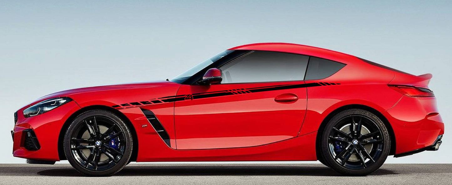 Premium Vinyl Sticker Racing Stripes Compatible With BMW Z4 Unique Design