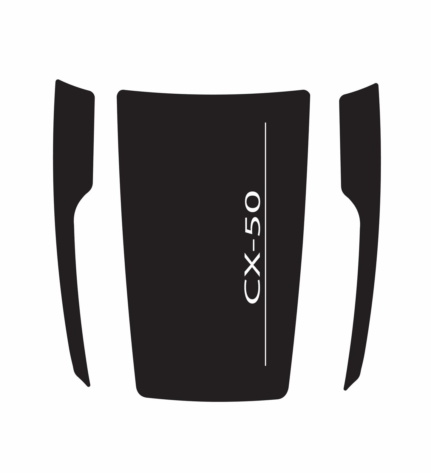 Premium Hood Sticker Compatible with Mazda CX-50 Personalized Design