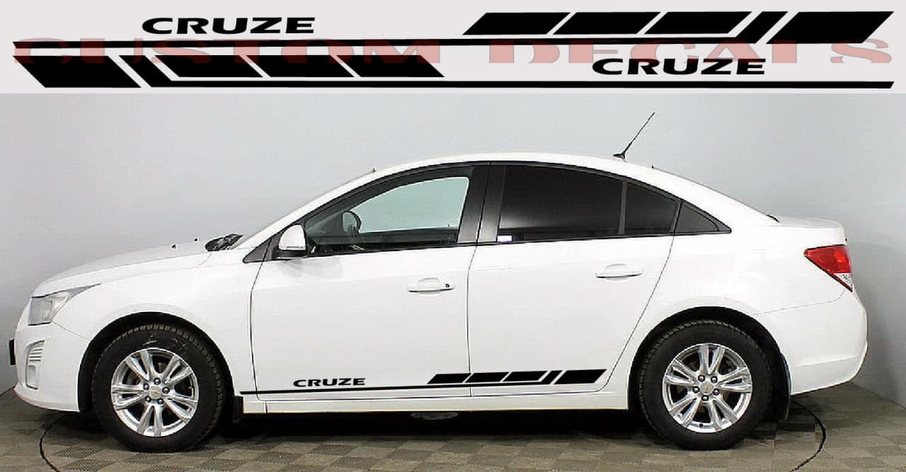 Premium Quality Stickers Compatible With Chevy Cruze New Block Design