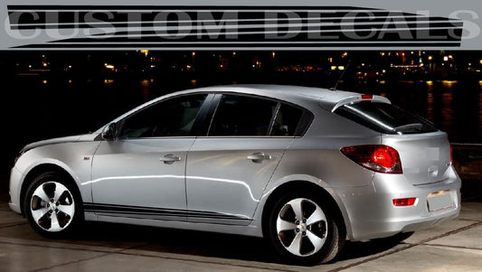 Premium Quality Stickers Compatible With Chevy Cruze Classico Line Design