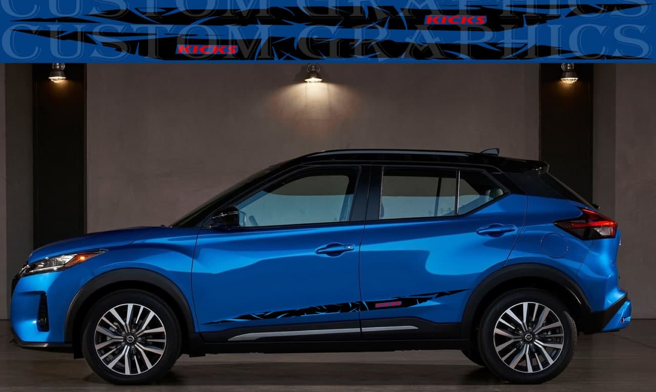 Autocollants Premium compatibles avec Nissan Kicks Meilleur design unique