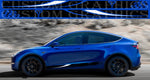 Sticker Compatible with Tesla Y New Design Car Lovers New Unique Design