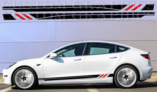 Sticker Compatible with Tesla 3 New Design Car Lovers Unique style