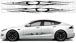 Sticker Compatible with Tesla S New Design Car Lovers Tribal style
