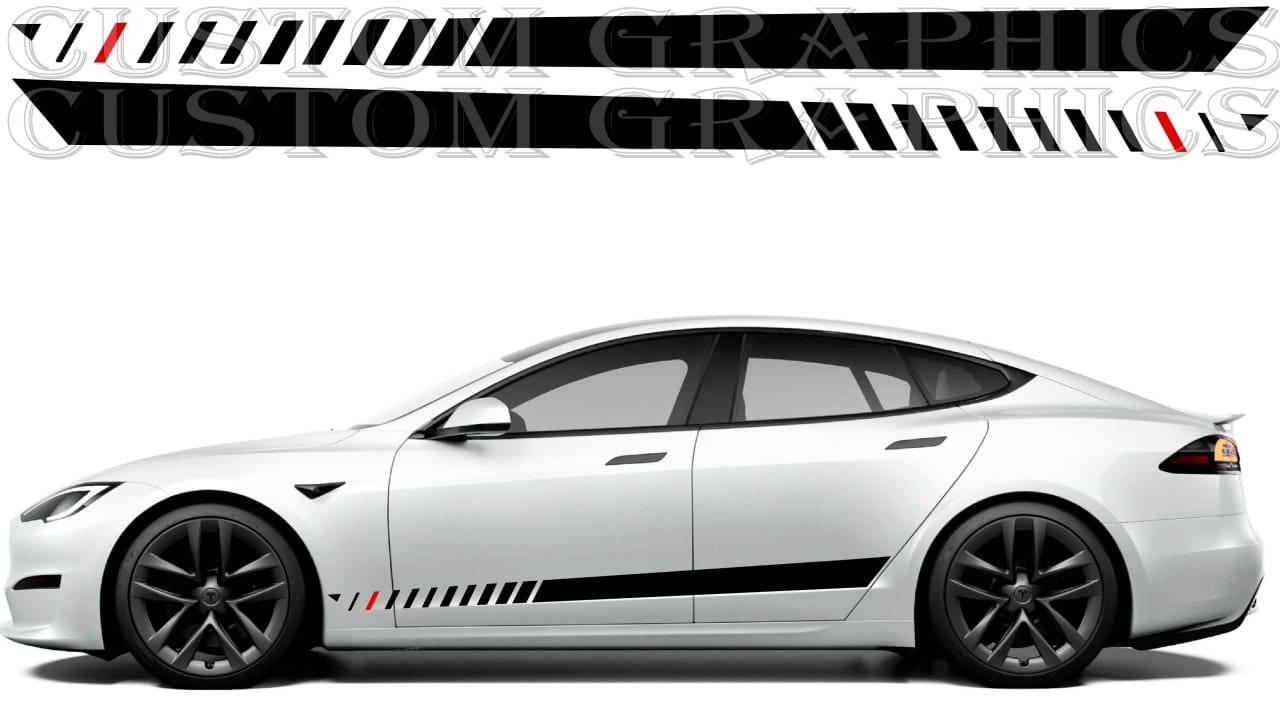 Autocollant compatible avec le nouveau design de Tesla S Car Lovers Line