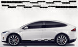 Autocollant compatible avec Tesla X New Design Car Lovers Block style