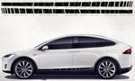 Autocollant compatible avec Tesla X New Design Car Lovers Line style