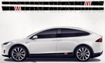 Sticker Compatible with Tesla X New Design Car Lovers Best Design