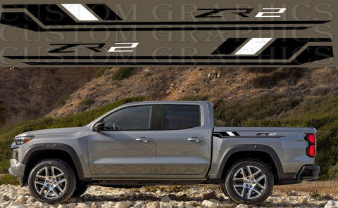 Premium Stickers Style Design Compatible with Chevrolet Colorado ZR2