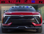 Name Design Premium Window Stickers Compatible With Chevrolet Blazer EV