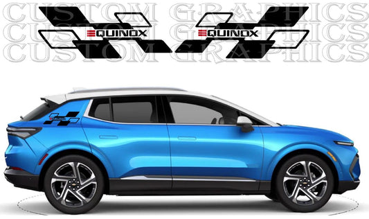 Premium Sticker Rear Design Compatible With Chevrolet Equinox