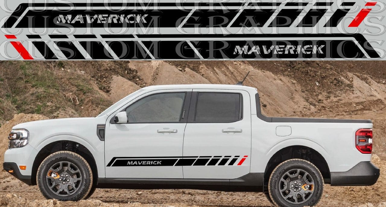 New Design Stickers Decals Vinyl Graphics Compatible With Ford Maverick Tremor