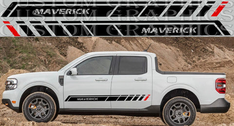 New Design Stickers Decals Vinyl Graphics Compatible With Ford Maverick Tremor