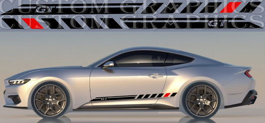 Nouvelles bandes de vinyle de qualité supérieure compatibles avec Ford Mustang | Meilleur nouvel autocollant Ford