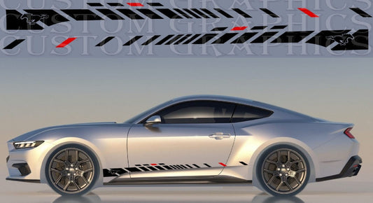 Unique Premium Vinyl Stripe Compatible With Ford Mustang | New ford decal