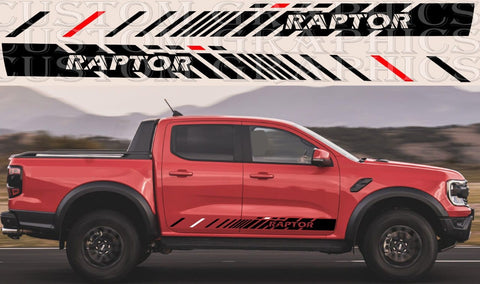 Premium Sticker New Design Compatible With Ford Ranger Raptor 2023