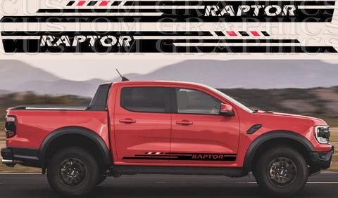 Premium Sticker Man Design Compatible With Ford Ranger Raptor 2023