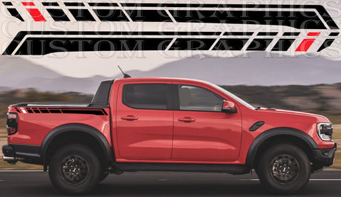 New Stickers Style Design Compatible With Ford Ranger Raptor 2023