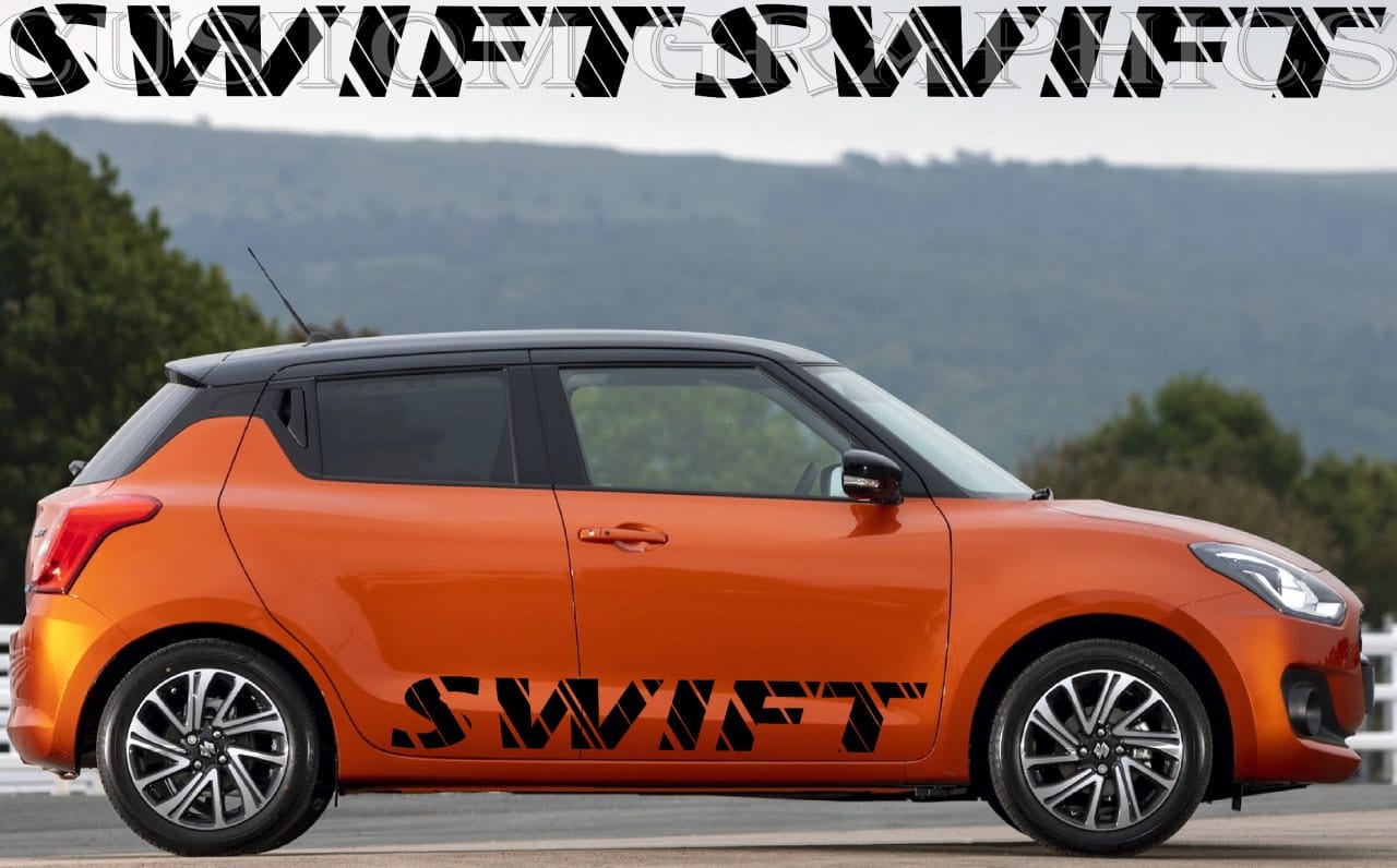 Autocollants Premium compatibles avec Suzuki Swift Nouveau design 