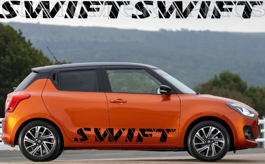 Autocollants Premium compatibles avec Suzuki Swift Nouveau design 