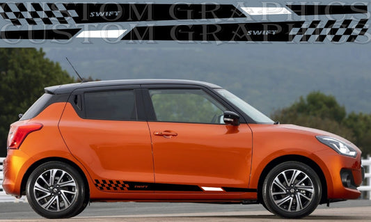 Autocollants Premium compatibles avec le design de style Suzuki Swift 