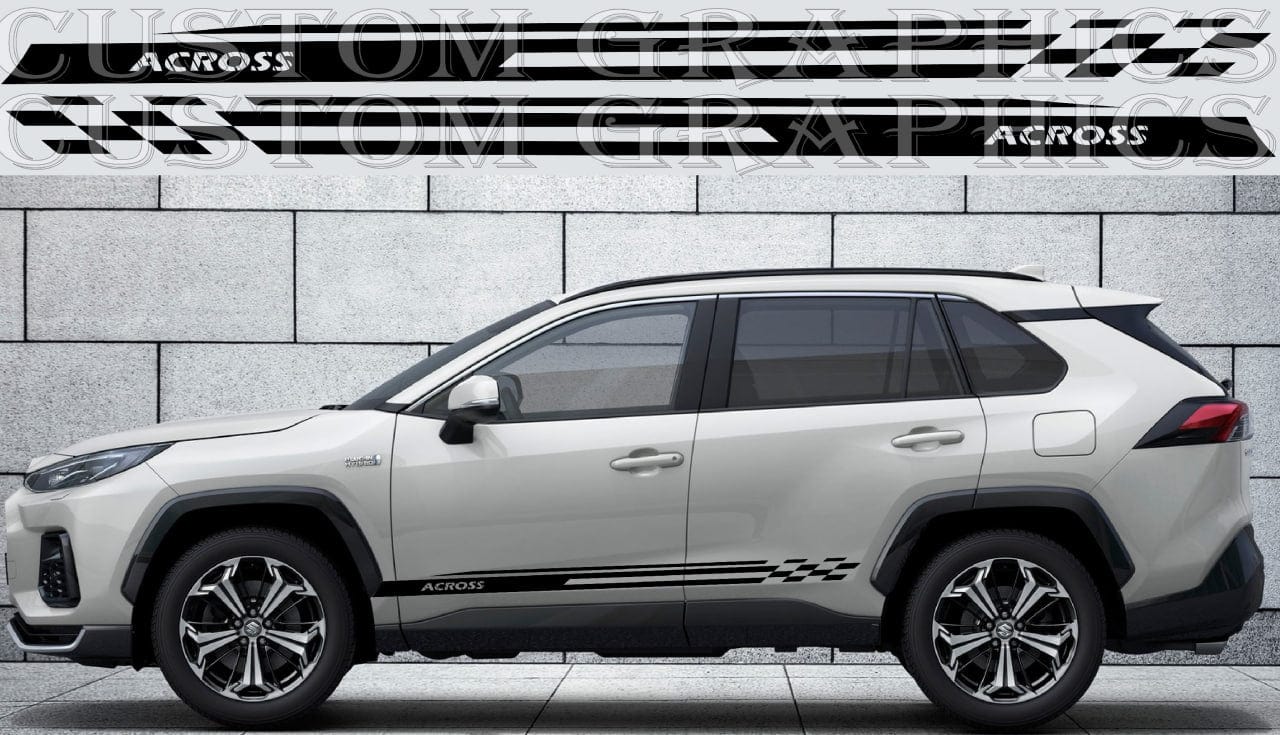 Autocollants de qualité supérieure compatibles avec le design Suzuki Across Style