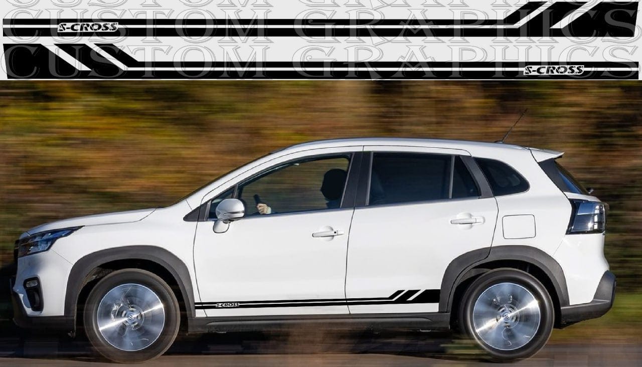 Autocollants Premium compatibles avec Suzuki S-Cross Meilleur nouveau design
